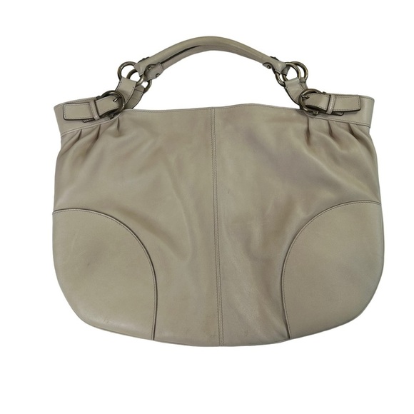 Salvatore Ferragamo Cream Soft Leather Satchel - Picture 3 of 15